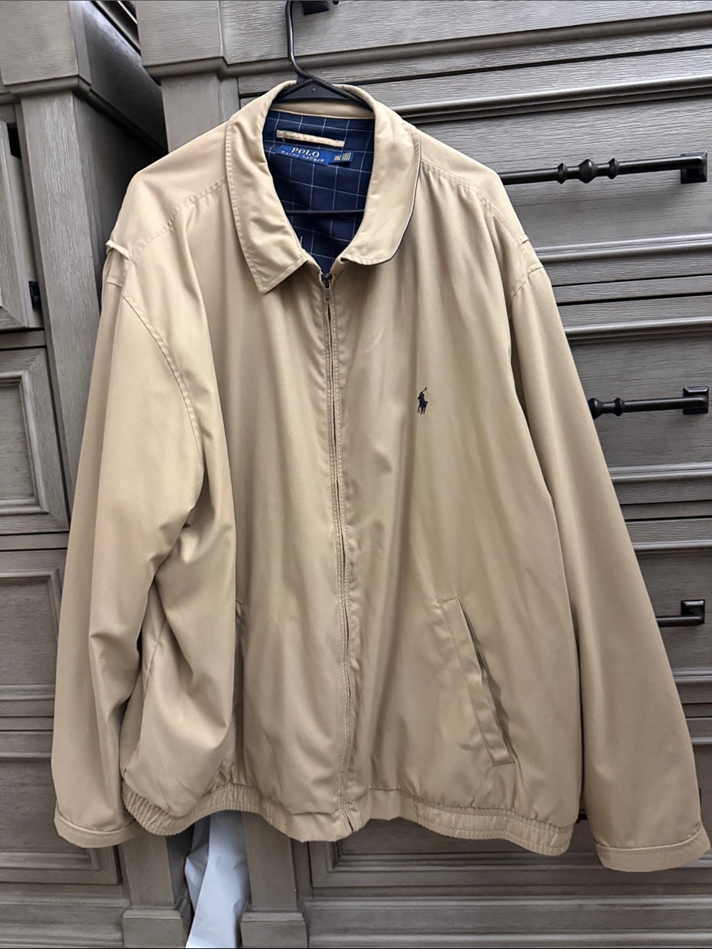 Polo by Ralph Lauren Tan Lightweight Zip Jacket